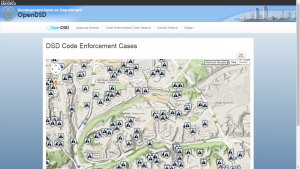 DSD Code Enforcement Case Map