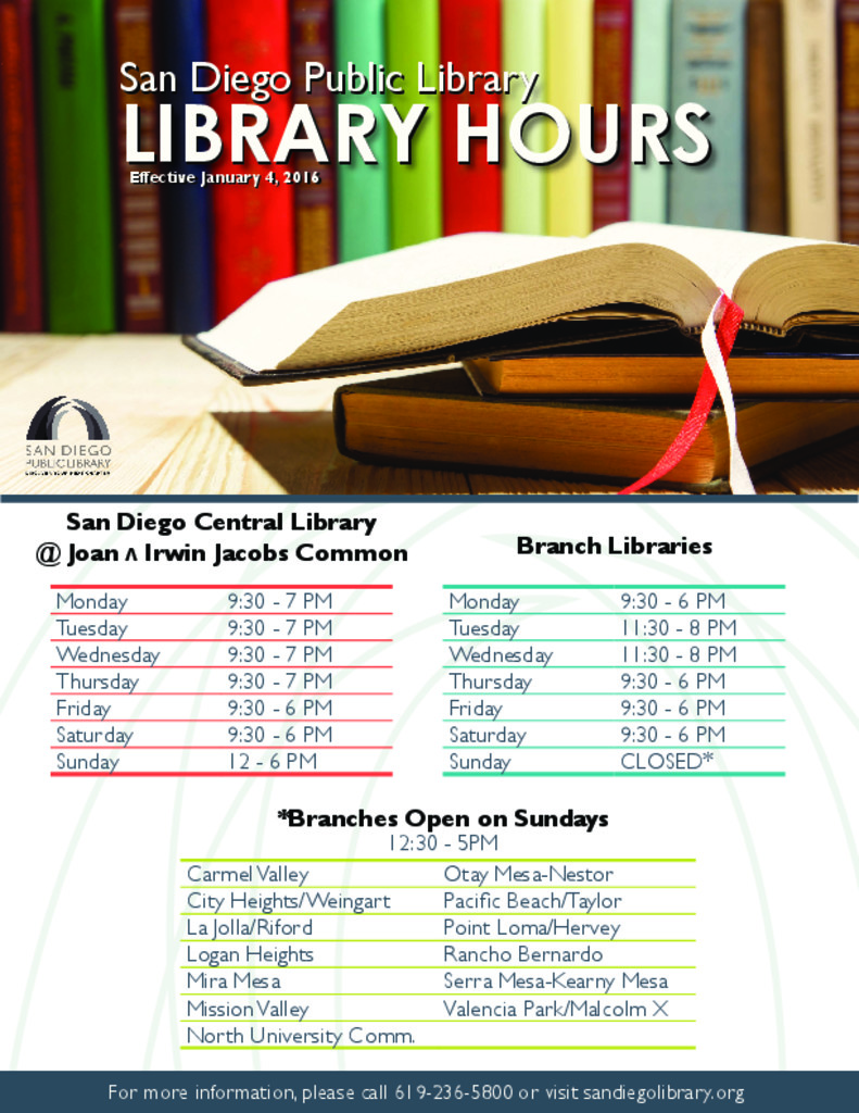 Library New Hours 2016 thumbnail of Library New Hours 2016