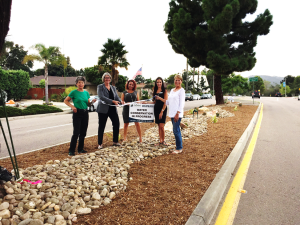 Median Beautification Ribbon Cutting