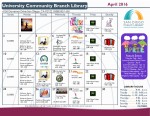 South Library UC Calendar April 2016
