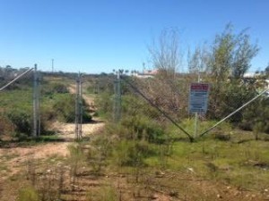 Miramar border fence