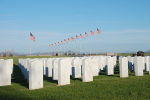 VA Cemetary Avenue of Flags