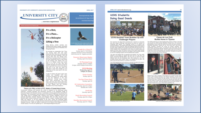 April 2017 Newsletter Covers