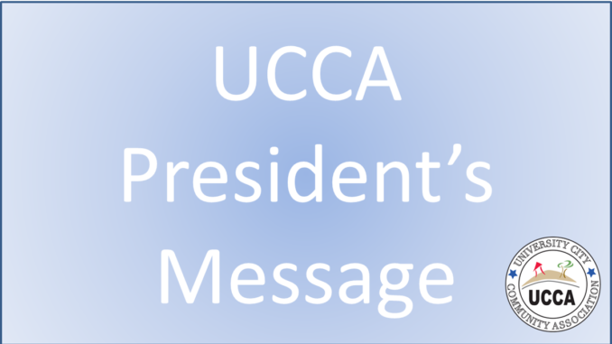UCCA President Message