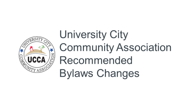 UCCA Recommended Bylaws Changes
