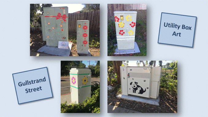 Utilty Box Art on Gullstrand Street - January 2018