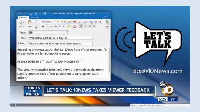 Let's Talk Toilet to Tap -10News