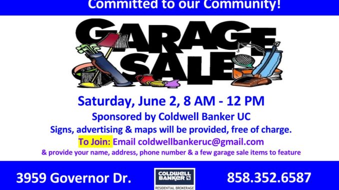 Coldwell Banker Garage Sale 2018