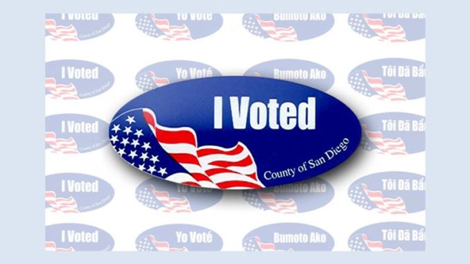 I Voted - County of San Diego