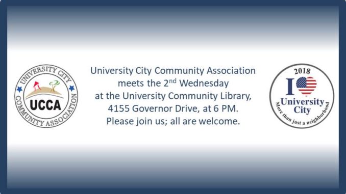 UCCA meeting 2nd Wednesday