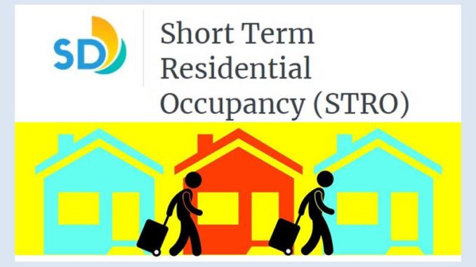 STVR Short Term Vacation Rentals Proposed Regulations STRO