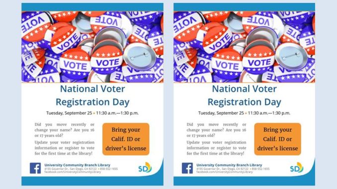 National Voter Registration Day 2018