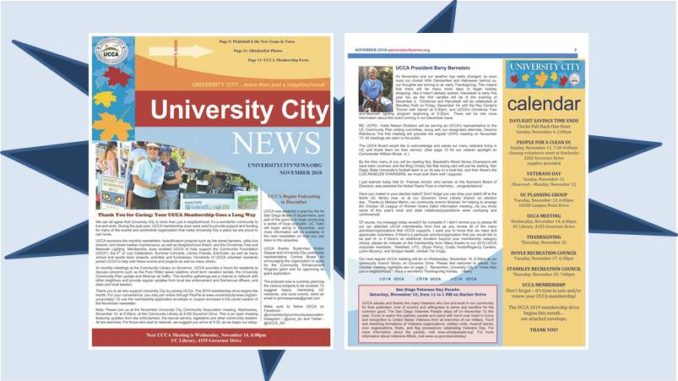 The November 2018 Newsletter is Now Online