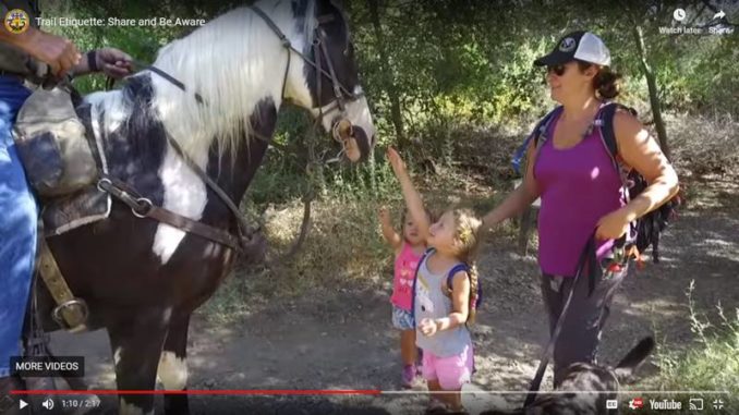 County Trail Etiquette Share and Be Aware