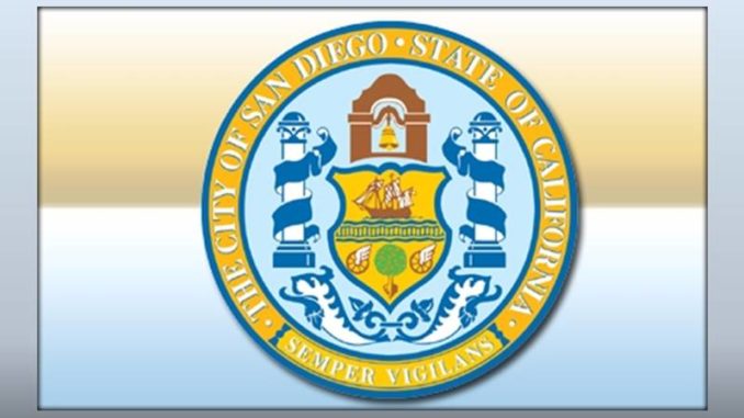 City of San Diego State of California official seal