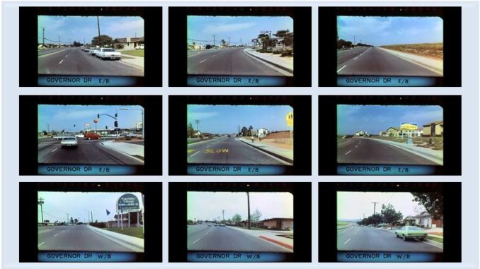 Govenor Drive street view 1970 City of San Diego archives