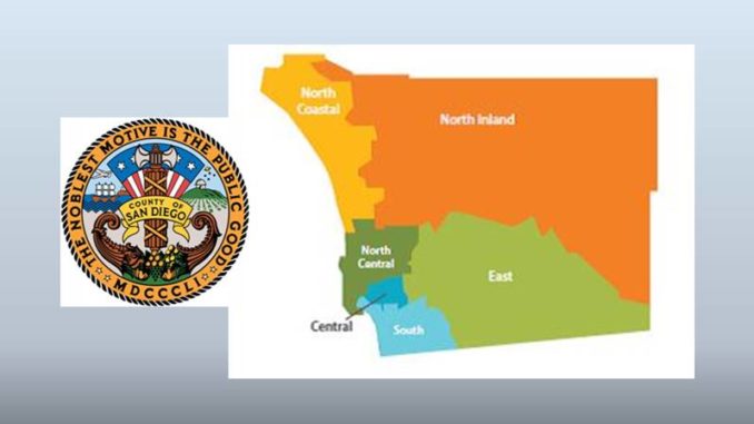 San Diego County Map and Seal