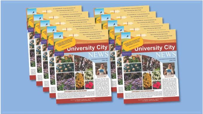 April 2019 University City News newsletter