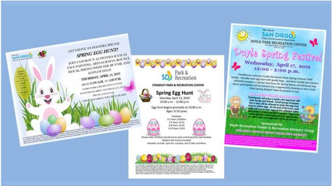 Spring Egg Hunts - April 2019