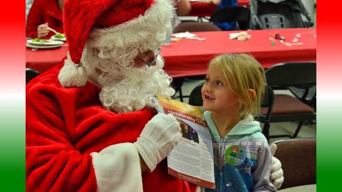 Dinner with Santa 2019; photo by Greg Hom