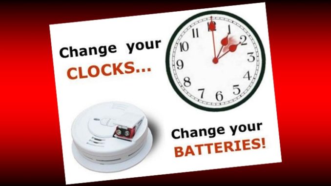 Change your Clocks Change Your Batteries