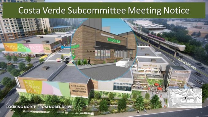 Costa Verde EIR Subcommittee Meeting Notice