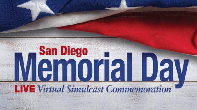 San Diego Memorial Day Live Virtual Simulcast Commemoration
