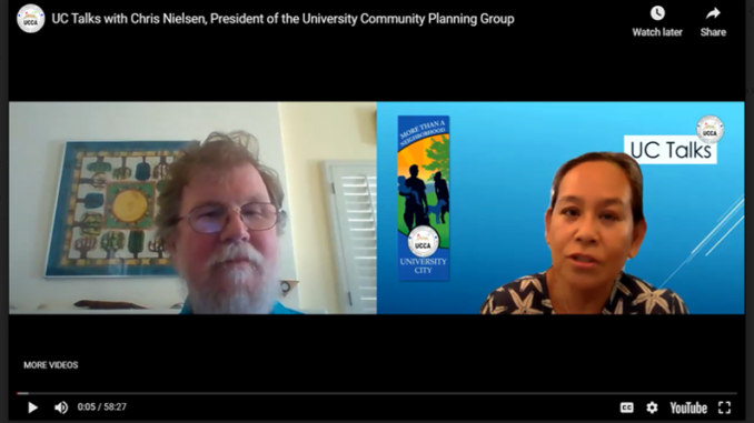 UC Talks with Chris Nielsen, Chair of the University Community Planning Group (UCPG)
