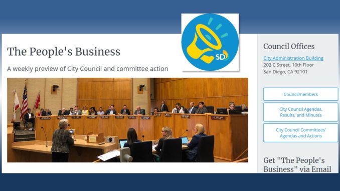 The Peoples Business - City Council and Committee Action