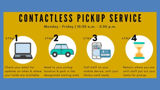 University Community Branch Library offers Contactless Pickup Service