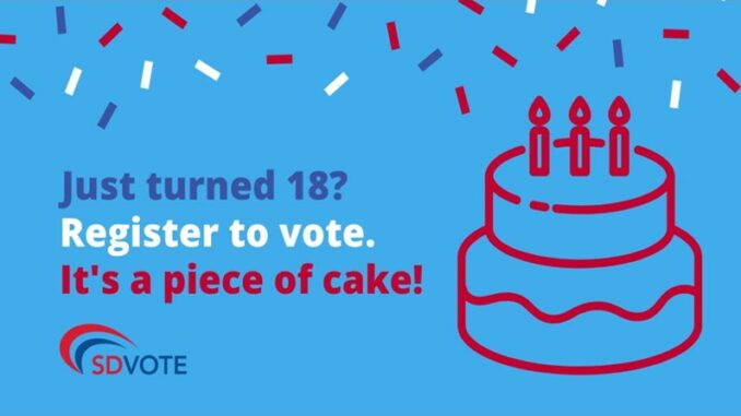 Just Turned 18 - Register to vote - it's a piece of cake