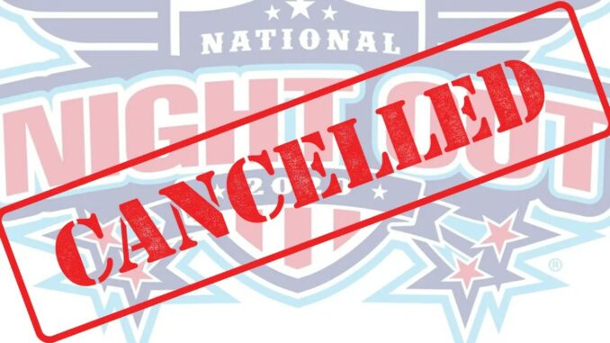 National Night Out Events Cancelled
