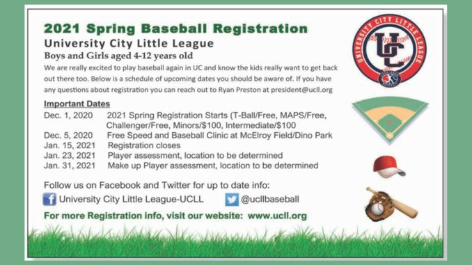 UCLL Little League 2021 Spring Season