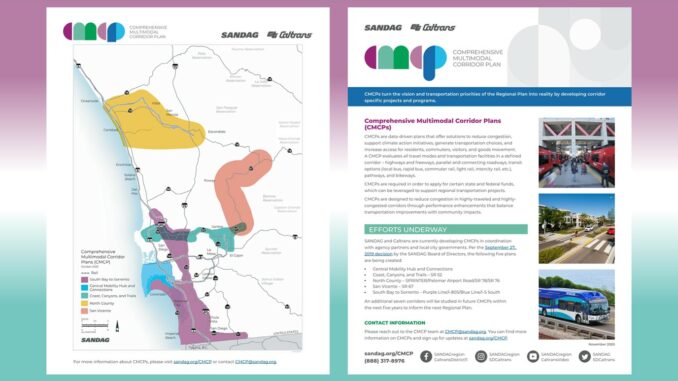 SANDAG Comprehensive Multimodal Corridor Plans (CMCPs) 2021