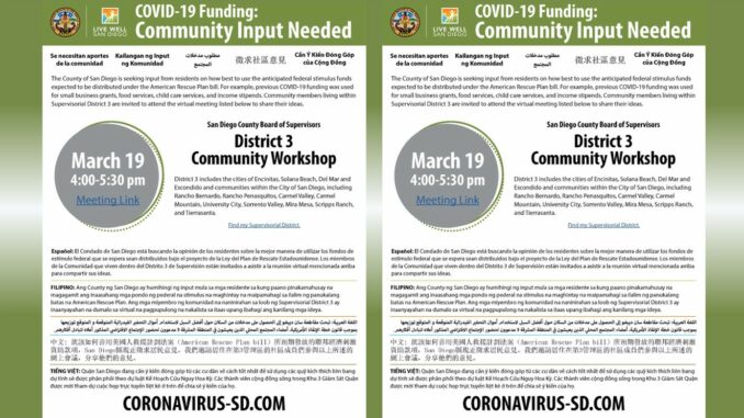 COVID-19 District 2 Community Workshop
