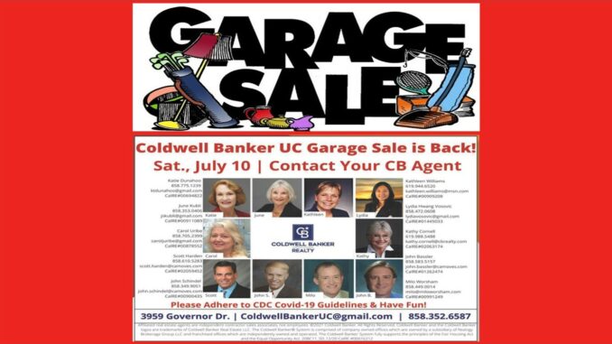 Coldwell Banker - Garage Sale Saturday July 10 2021