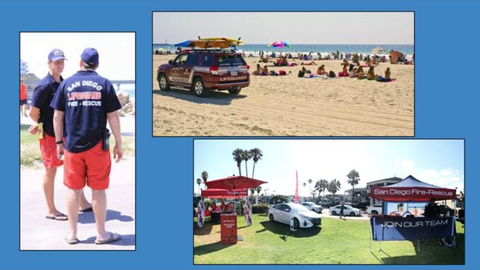 San Diego Fire-Rescue Lifeguards Toyota Water Safety Days