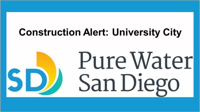 Pure Water University City Construction Alert