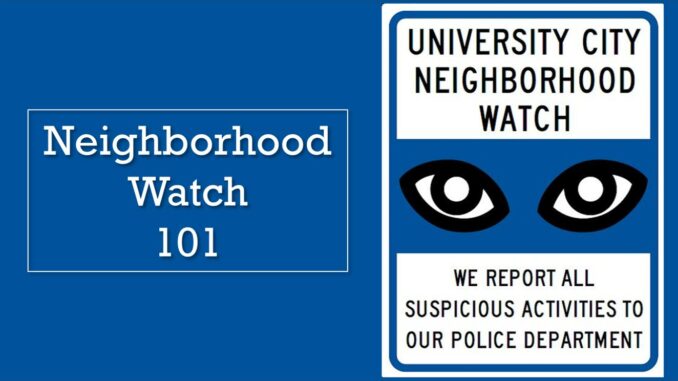 Neighborhood Watch 101