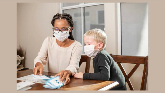 Tutor with Student - Stock Photo