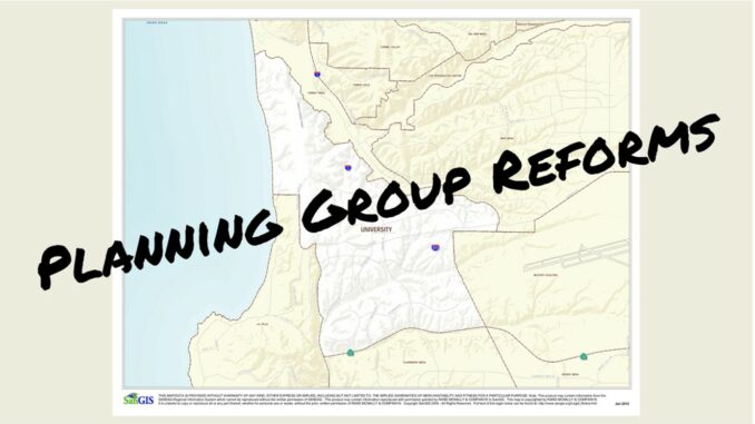 UCPG Planning Group Reforms