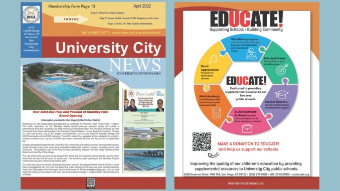 University City News April 2022 Cover