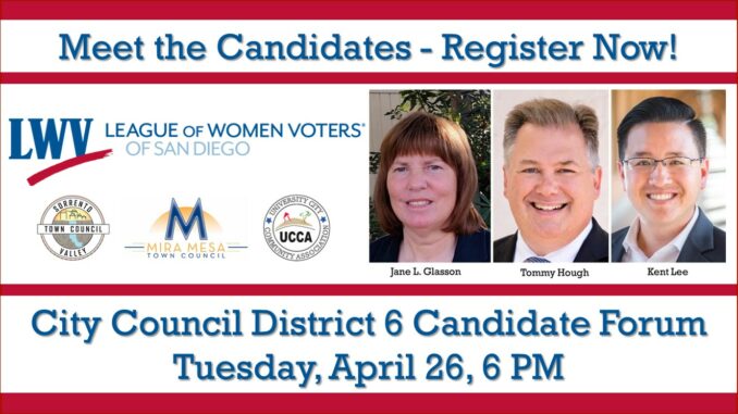 Meet the Candidates - D6 - LWV Candidate Forum April 26 2022
