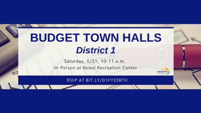 Budget Town Hall - May 21 2022