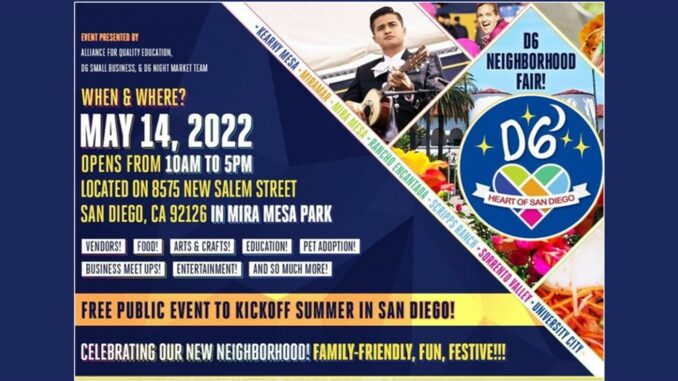 D6 Neighborhood Fair May 14 2022