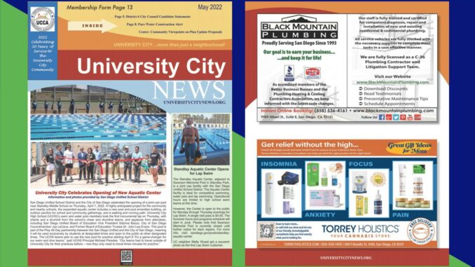 May 2022 University City News - Cover Pages