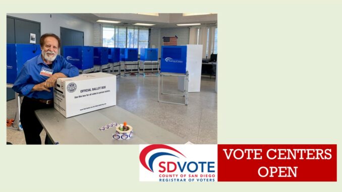 Vote Centers Open in San Diego
