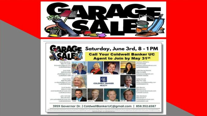 Coldwell Banker Garage Sale June 3 2023