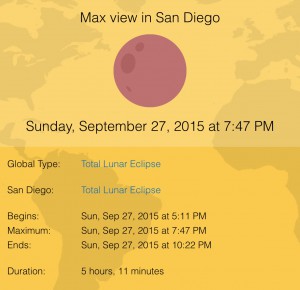 Eclipse Sep 27 2015       