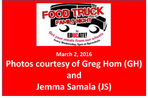 Food Truck Family Night March 2 2016
